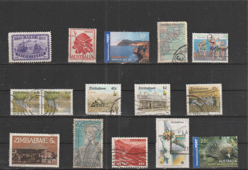 WORLD SELECTION BID PER STAMP TO TAKE ALL CARD EXCLUDED