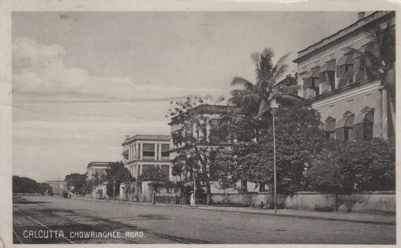 USED POST CARD CALCUTTA 1908