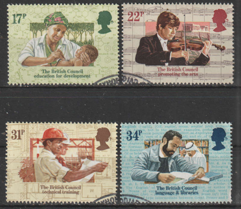 GB  1984 The 50th Anniversary of the British Council UNH SG 1263-6