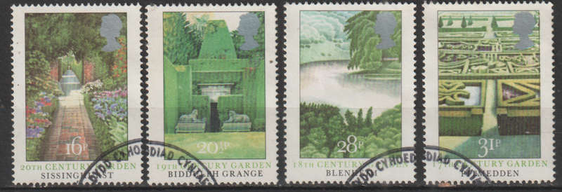 GB  1983 British Gardens UNH SG 1223-6