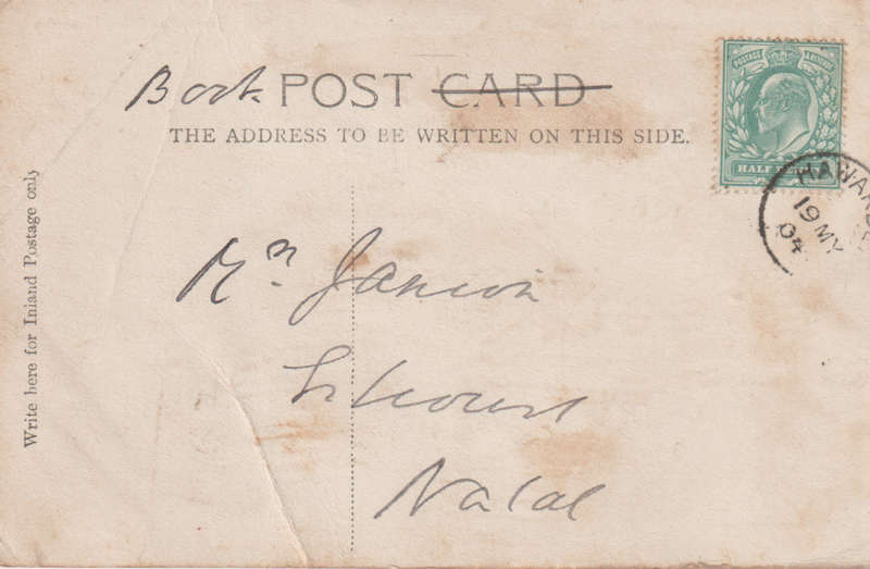 USED POST CARD 1904