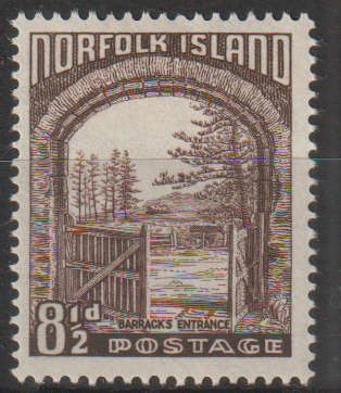 NORFOLK ISLAND 1953 Local Motives MM SG 16