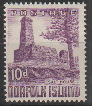 NORFOLK ISLAND 1953 Local Motives MM SG 17
