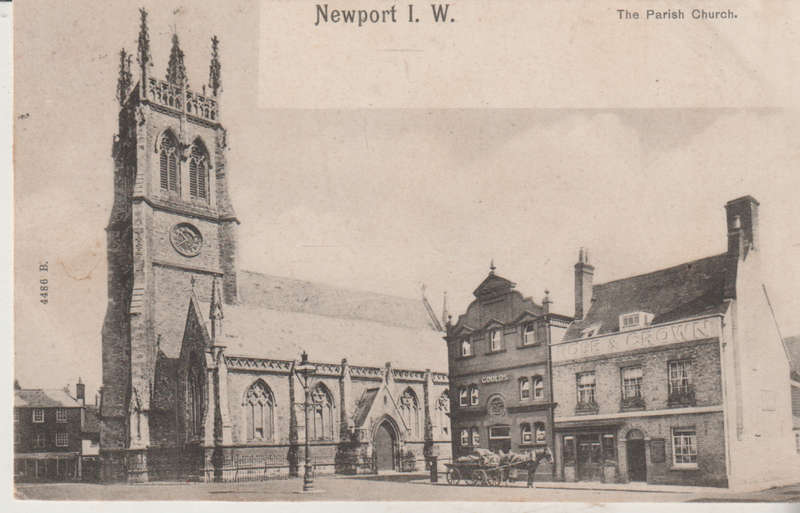 USED POST CARD NEWPORT 1903
