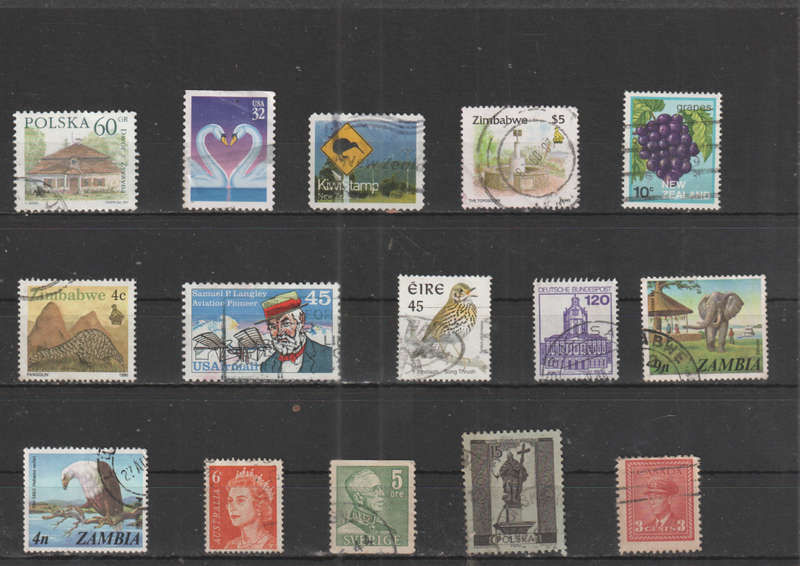 WORLD SELECTION BID PER STAMP TO TAKE ALL CARD EXCLUDED