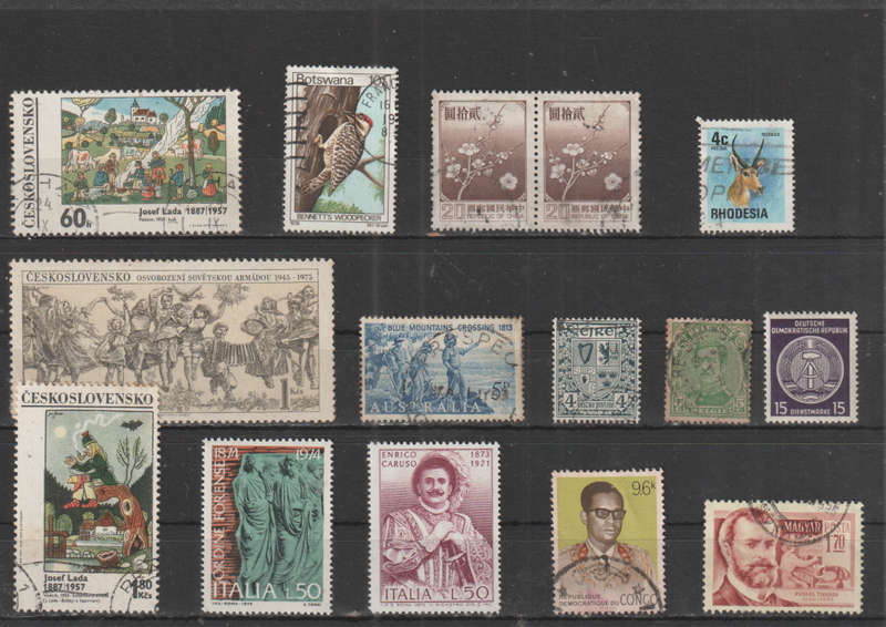 WORLD SELECTION BID PER STAMP TO TAKE ALL CARD EXCLUDED