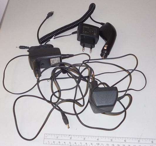 Lot of cell phone charges