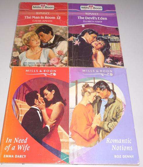 MILLS AND BOON X4 JOB LOT