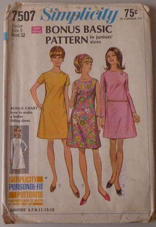 SIMPLICITY PATTERN 7507