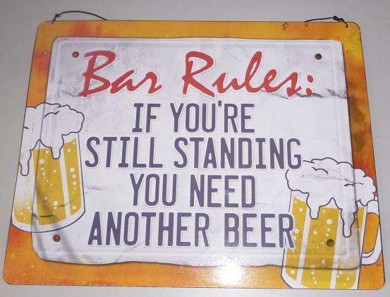 TIN BAR SIGN FOR YOUR MAN CAVE