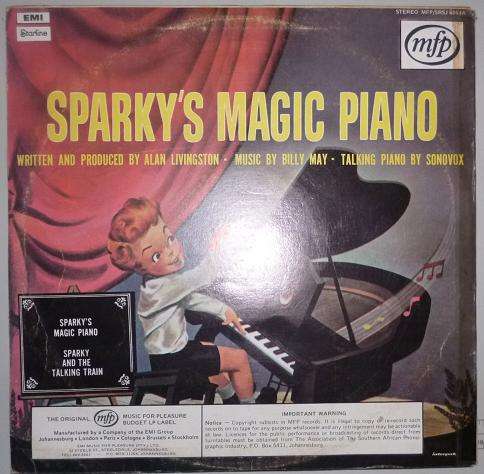 SPARKY'S MAGIC PIANO LP VINYL RECORD