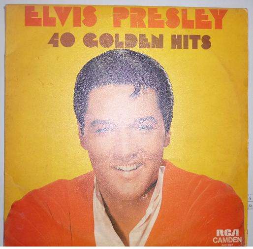 ELVIS PRESLEY 40 GOLDEN HITS DOUBLE LP