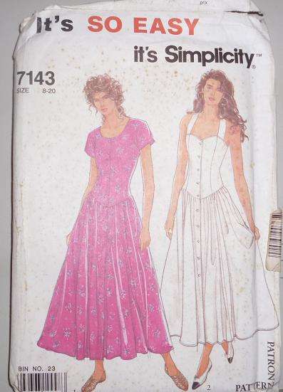 SIMPLICITY PATTERN 7143