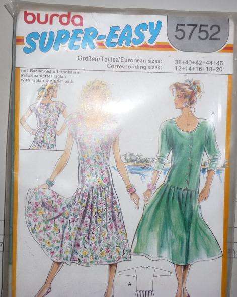 BURDA PATTERN 5752