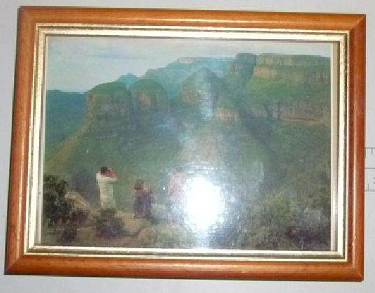 FRAMED POSTCARD THREE RONDVELS