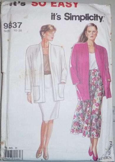 SIMPLICITY PATTERN 9837