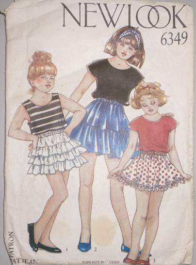 NEW LOOK PATTERN 6349 NO INSTRUCTIONS