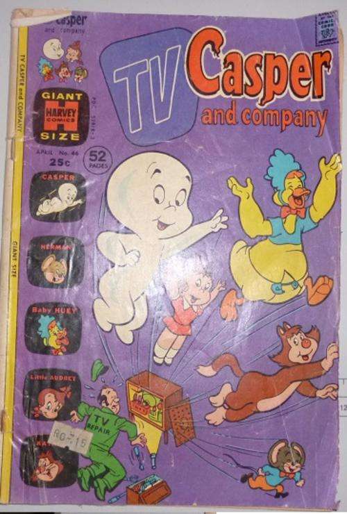HARVEY COMIC TV CASPER AND COMPANY APRIL 1974 NO. 46