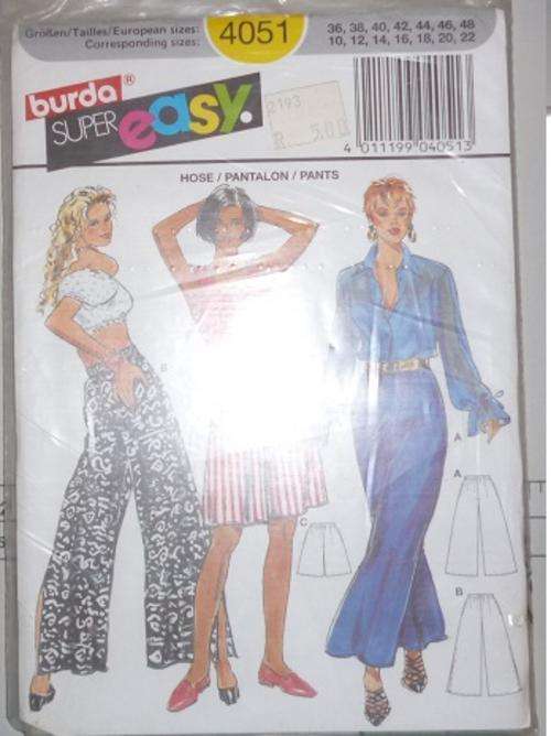 BURDA PATTERN 4051