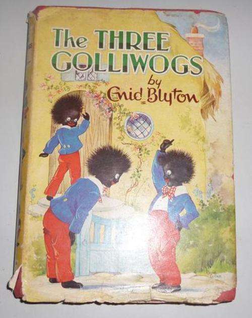THE THREE LITTLE GOLLIWOGS WITH DUST JACKET