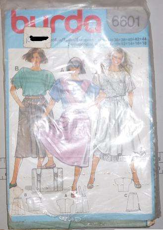BURDA PATTERN 6601