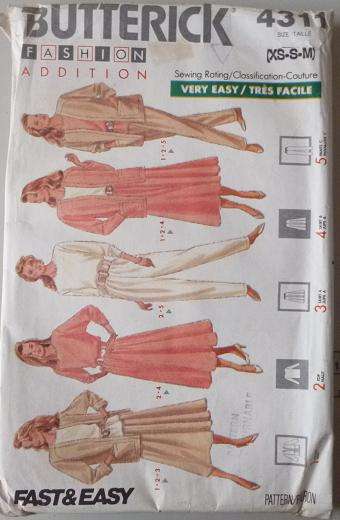BUTTERICK PATTERN 4311