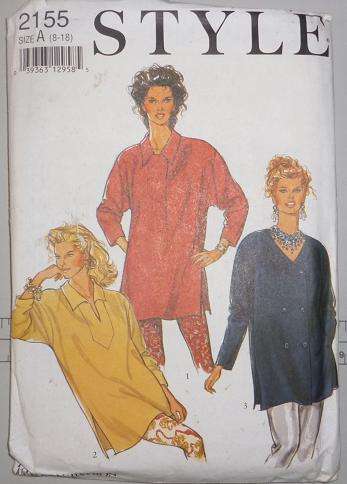 STYLE SEWING PATTERN 2155