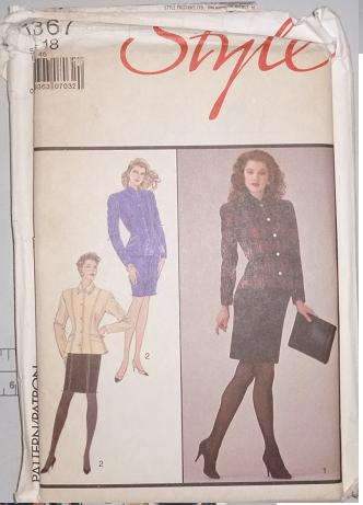 STYLE SEWING PATTERN 1367
