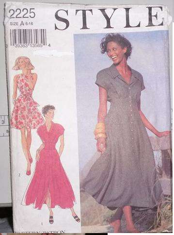 STYLE SEWING PATTERN 2225