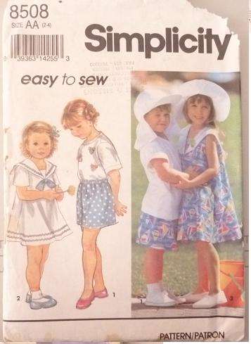 SIMPLICITY PATTERN 8508