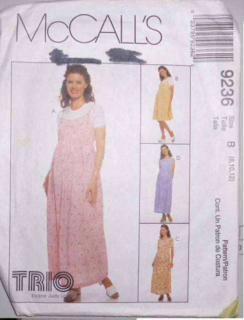 MC CALL'S PATTERN 9236
