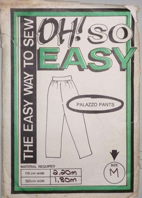 OH SO EASY PATTERN palazzo pants