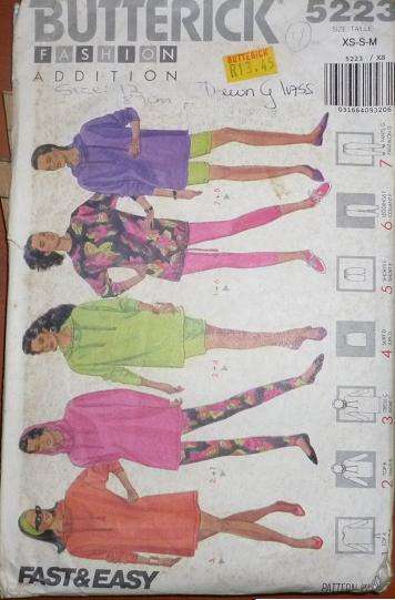 BUTTERICK PATTERN 5223