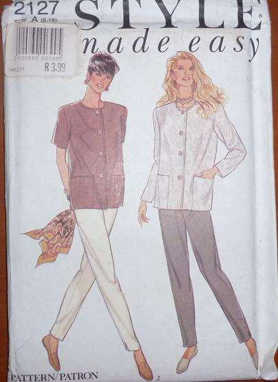 STYLE SEWING PATTERN 2127