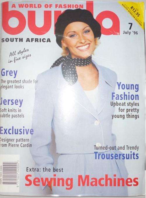 BURDA MAGAZINE WITH PATTERN INSERT JUL 96