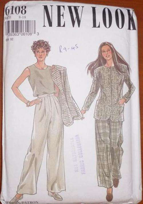 NEW LOOK PATTERN 6108
