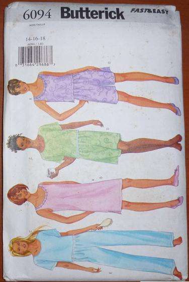 BUTTERICK PATTERN 6094