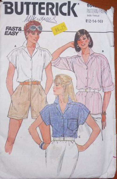 BUTTERICK PATTERN 6542