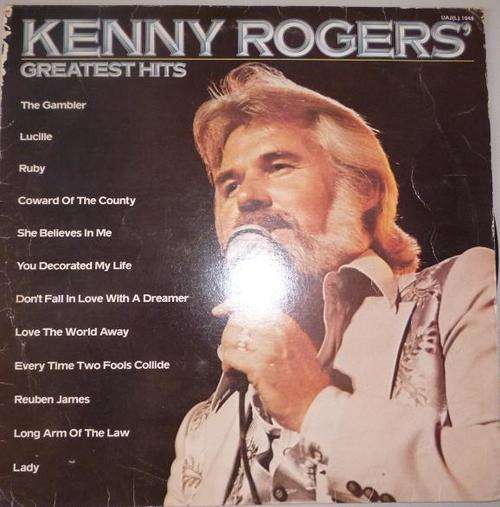 KENNY ROGERS GREATEST HITS VINYL LP RECORD