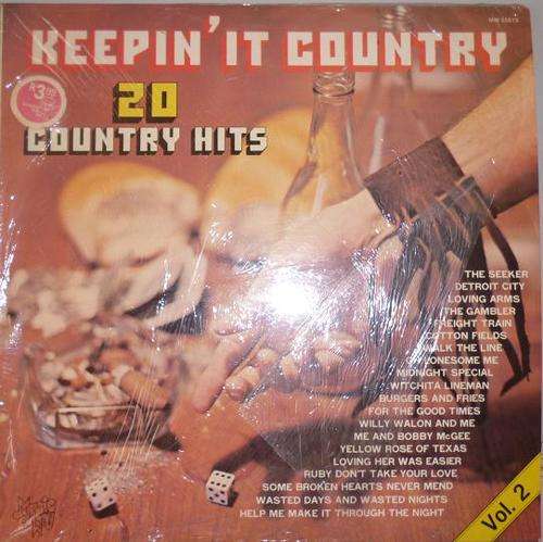 KEEPIN' IT COUNTRY 20 COUNTRY HITS VINYL LP RECORD