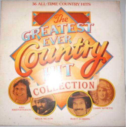 THE GREATEST EVER COUNTRY HIT COLLECTION VINYL LP RECORD