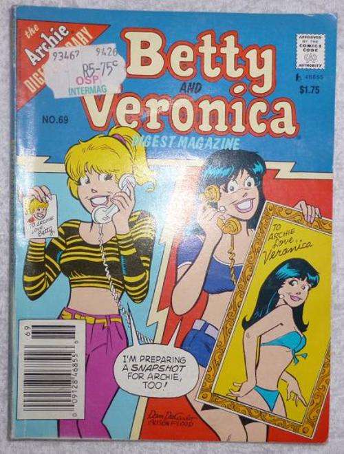 ARCHIE DIGEST BETTY AND VERINICA NO.69