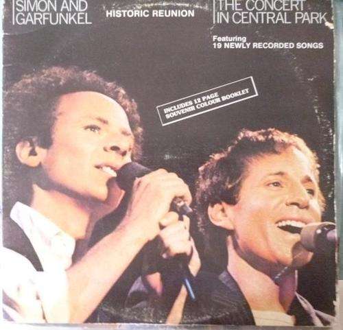 SIMON AND GARFUNKEL HISTORIC REUNION THE CONCERT IN CENTRAL PARK DOUBLE VINYL LP