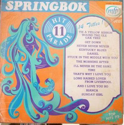 SPRINGBOK HIT PARADE 11 VINYL LP