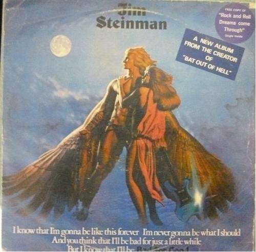 JIM STEINMAN VINYL LP COMPLETE WITH LYRICS SLEEVE AND FREE 7 SINGLE