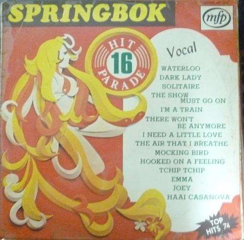 SPRINGBOK HIT PARADE 16 VINYL LP