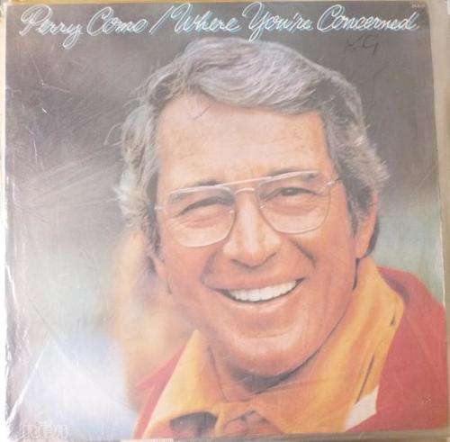 PERRY COMO WHERE YOU'RE CONCERNED VINYL LP