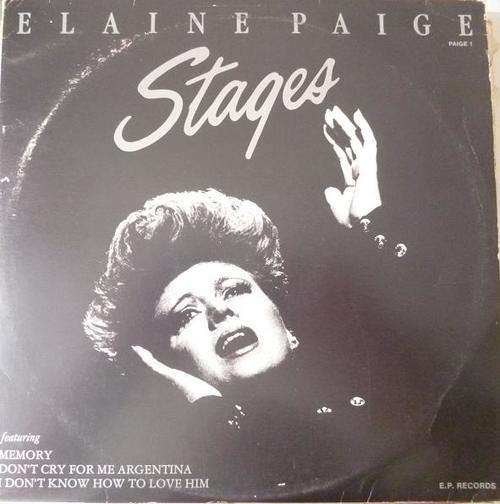 ELAINE PAIGE STAGES VINYL LP