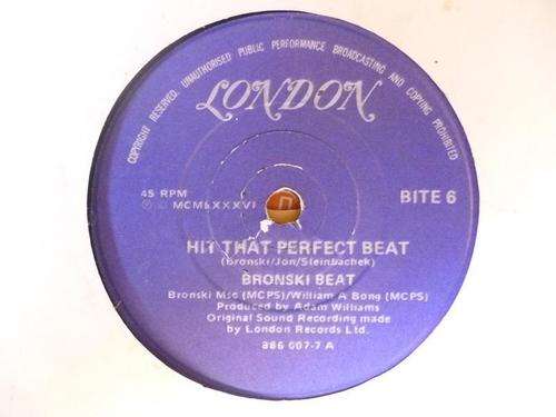 BRONSKI BEAT 7 SINGLE I GAVE YOU EVERYTHING/HIT THAT PERFECT BEAT