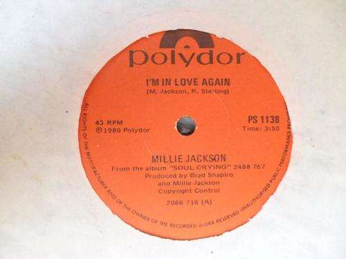 MILLIE JACKSON 7 SINGLE I'M IN LOVE AGAIN/LEFTOVERS